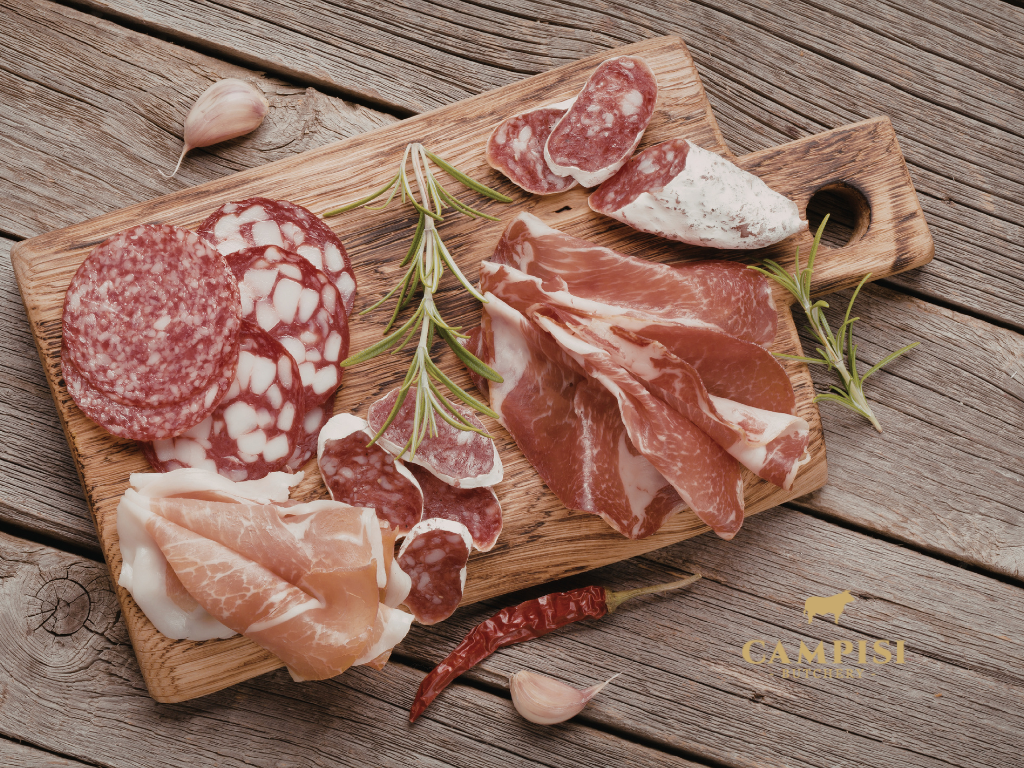 cured meats near me ,salumi meat , salumi set , cured meats ,Italian butchery, Organic Butcher sydney, types of salumi 