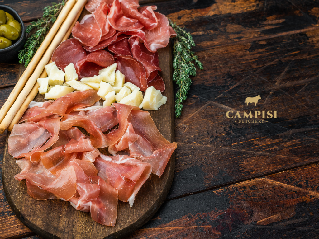 italian salumi salumi set, salumi meat, Butcher Sydney, Salumi plate, salumi vs charcuterie, Gourmet Meats, cured meats, types of italian salumi