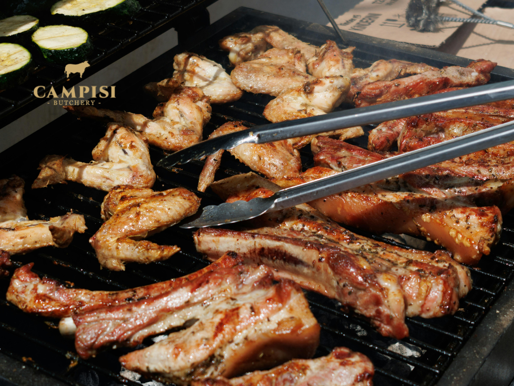 Sliced BBQ pork belly with caramelised honey garlic glaze. Gourmet Meat Recipes Gourmet Meats, cured meats, cured meats near me, Cuts of Beef, Chicken portions, Leg of Lamb, Pot roast veal 